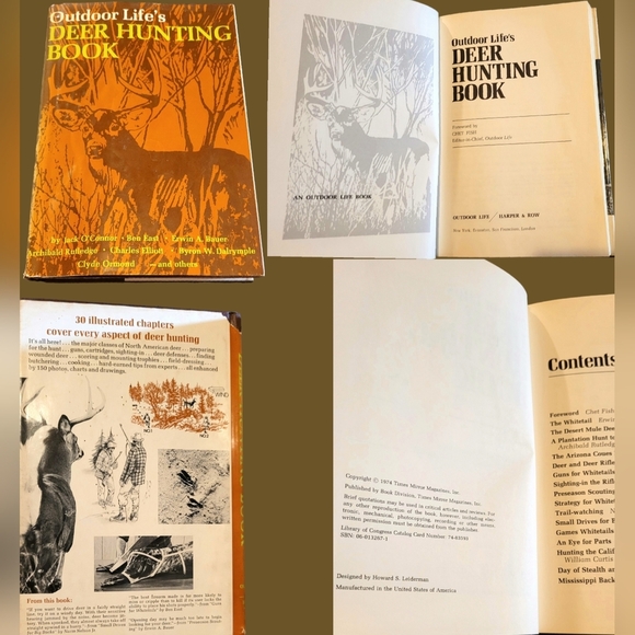 LOT OF 3 VINTAGE 1970'S WILD LIFE OUT DOOR LIFE HUNTING & BASS BOOKS - Picture 5 of 5